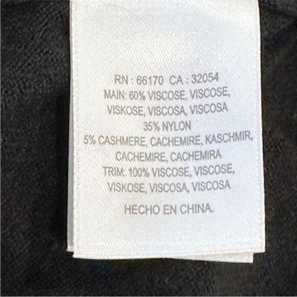 Kachel X Anthropologie | Cashmere Blend Leopard
Ruffle Hem Sweater Black 14 - Picture 11 of 13